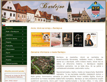 Tablet Screenshot of e-bardejov.sk
